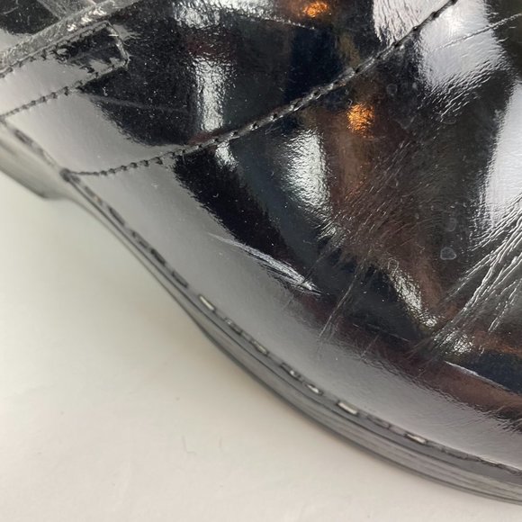 Sanita Woman's EU 42 US 11Black Patent Leather Professional Clog‎ Comfortable - Picture 2 of 10